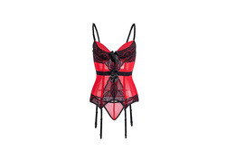 Women Plus Size Steel Boned Overbust Mesh Lingerie Corsets 6XL G String  Sexy Waist Trainer Bustier Corset Top