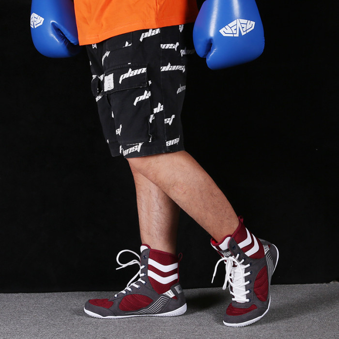 Mix Colors High-Top Manufacturers Gym Men Boxing Shoes