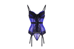Women Plus Size Steel Boned Overbust Mesh Lingerie Corsets 6XL G String  Sexy Waist Trainer Bustier Corset Top