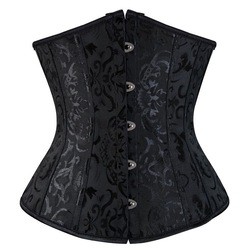 Plus Size Corset V Neck Tanks Bandage Short Crop Top Vest for Women Sexy Bondage Lace Up Bustier Corset