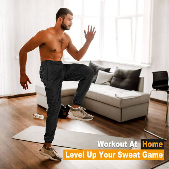 Fitness PU Workout 5-10times Sweat Sauna Pants For Weight Lose