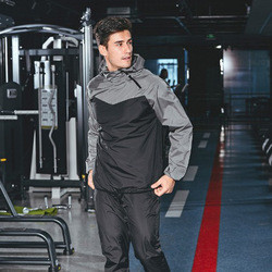 Wholesale Custom Logo Exercise Gym Hot Sauna Sweat Suit Men Weight Loss Workout
