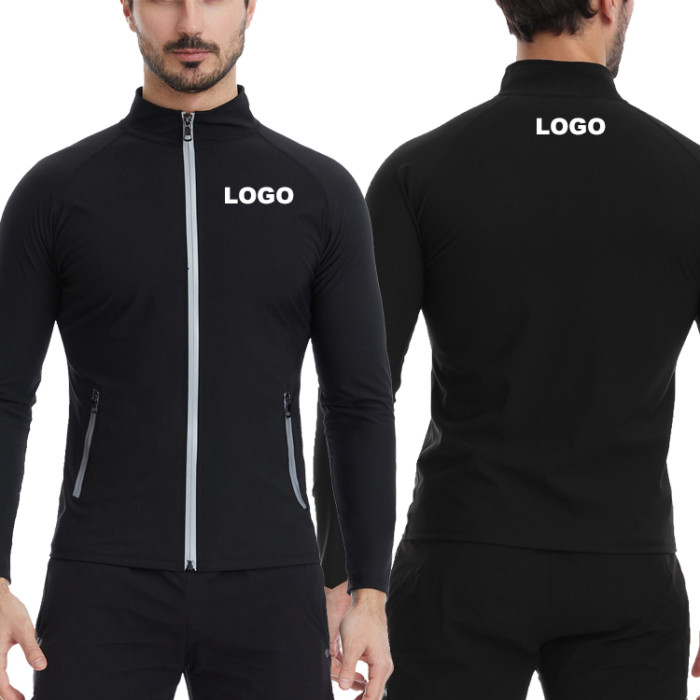 Wholesale Weight Loss Men Body Shaper Sauna Suit Sweat Jacket Running Fitness