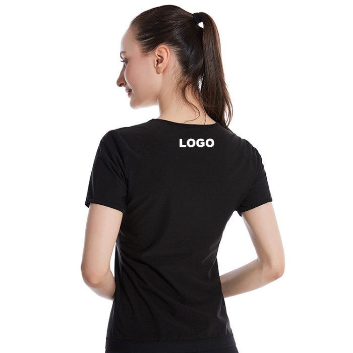 Women's Heat Trapping Shirt Sweat Sauna Suits Compression Gym Top Short Sleeve