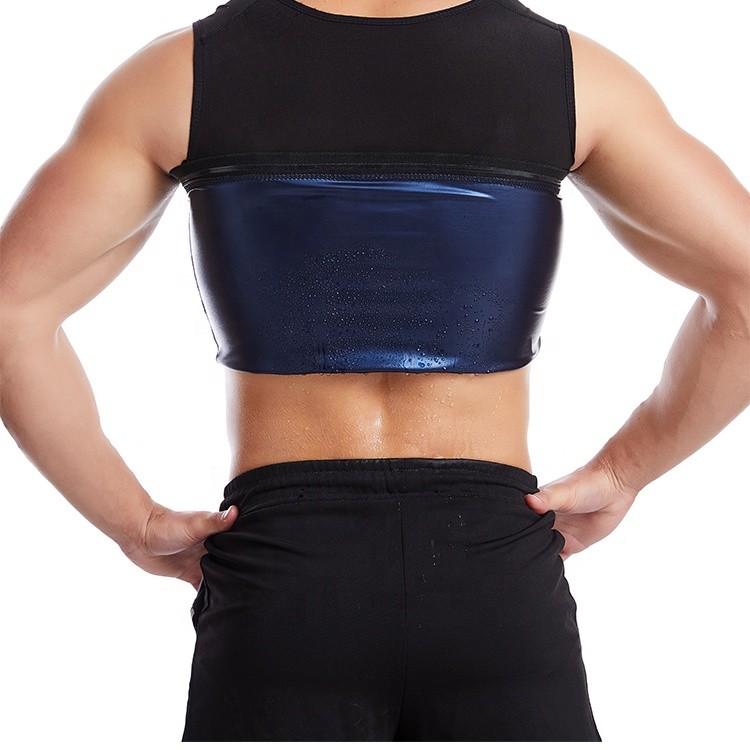 Wholesale Men's Waist Trainer Sauna Vest for Weight Loss Sweat Slimming Tank Top