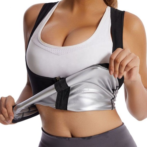 Ladies Sports Fitness Sweat Vest Sauna Clothes Abdominal Shapewear Support Chest