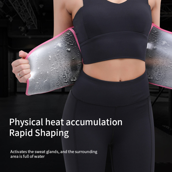 Neoprene Silver Ion Sweat Bands Waist Trainer Trimmer Tummy Wraps Belt for Women