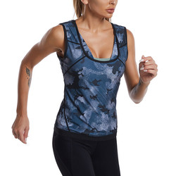Women Camouflage Hot Sweat Body Shaper Slim Sauna Vest Plus Size Weight Loss
