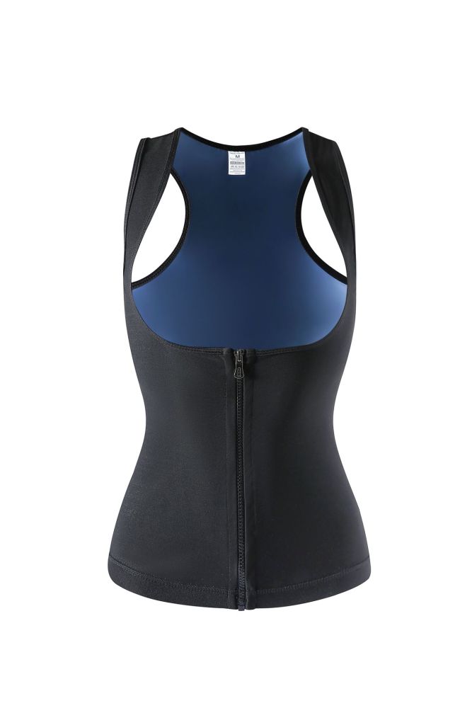Ladies Sports Fitness Sweat Vest Sauna Clothes Abdominal Shapewear Support Chest