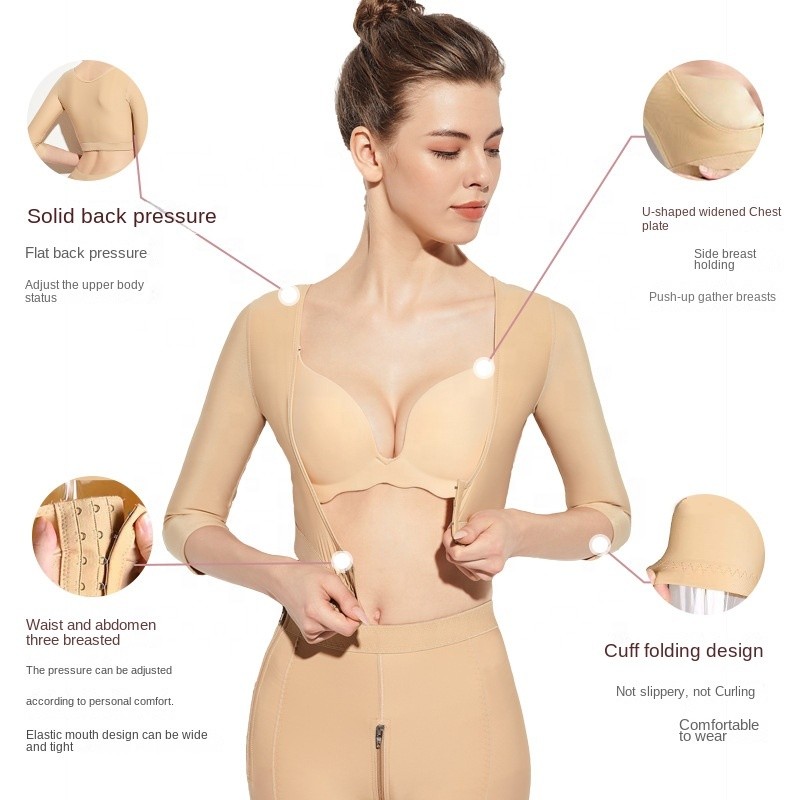 BBL Shapewear U-Shape Push Up Breast Compression Vest After Liposuction Open Bust