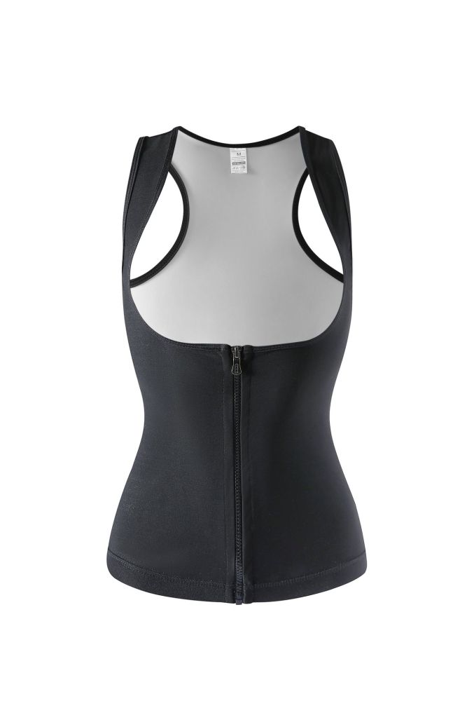 Ladies Sports Fitness Sweat Vest Sauna Clothes Abdominal Shapewear Support Chest