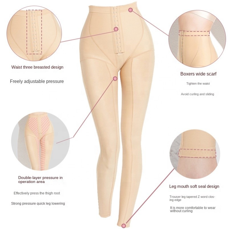 Compression Fajas Colombianas Pants Post Surgical Lipo Garments Shaping Legging