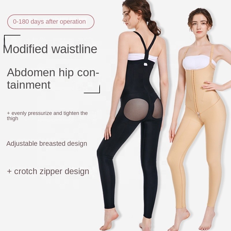 Wholesale Fajas Colombianas Post Surgery Tummy Tuck BBL Butt Lifter Lipo Bodysuit