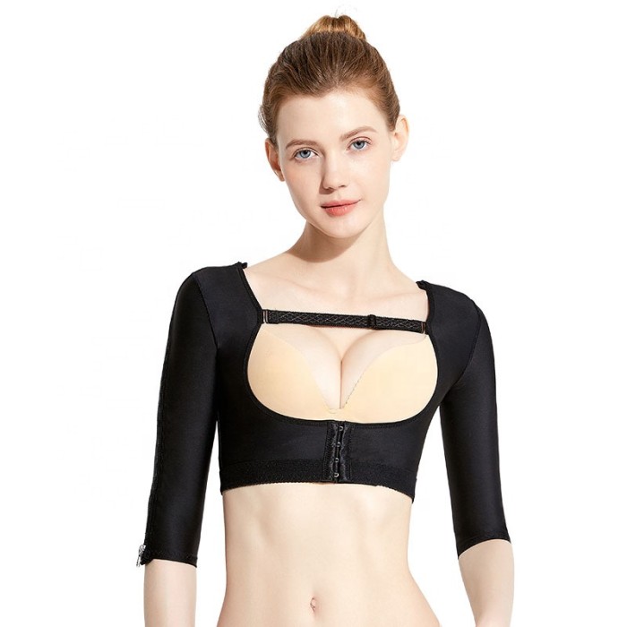 BBL Upper Arm Shaper Sleeves Post-Surgical Thin Back Open Bust Lipo Fajas Colombianas