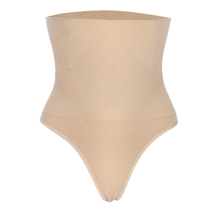 Seamless High Waist Body Shaper Tummy Slimming Shapewear Thong Butt Lifter Panty