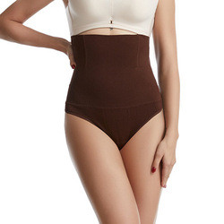Women's Seamless High Waist Tummy Control Panties Butt Lifter Shapewear Thong