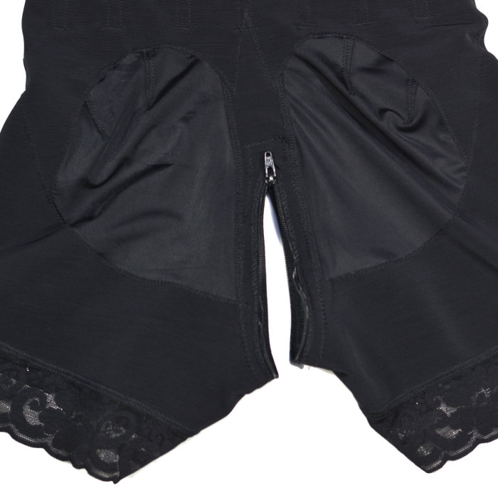 Fajas Colombianas 9 Steel Bones Bodysuit Shapewear Adjust Straps Butt Lifter Zipper Crotch