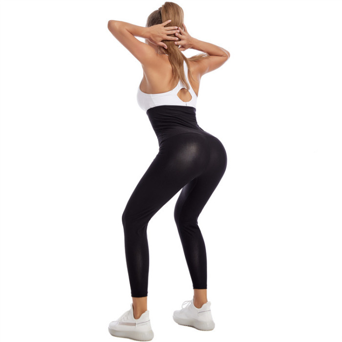 Women Workout Sauna Sweat Leggings Waist Trainer High Waist Butt Lift Slim Plus Size