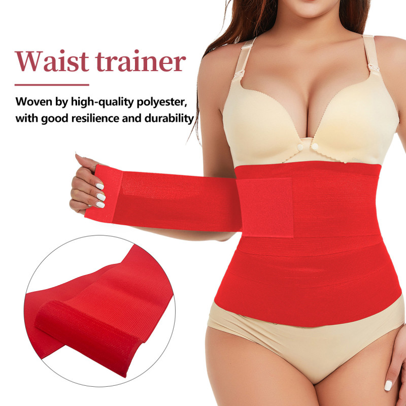 Snatch Bandage Tummy Wrap High Compression Adjustable Abdomen Belt Slim Waist Trainer