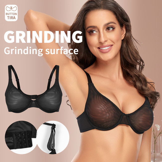 France Support Cup Plus Size Underwire Bras Black Wholesale Underwear Suppliers