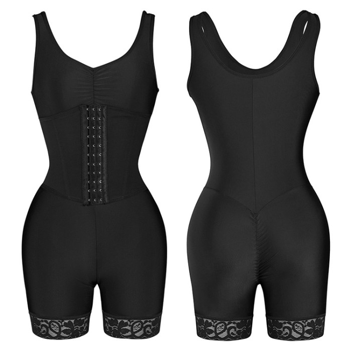 Leopard Shapewear Bodysuit Fajas Colombianas Manufacturer Waist Trainer Corset Women