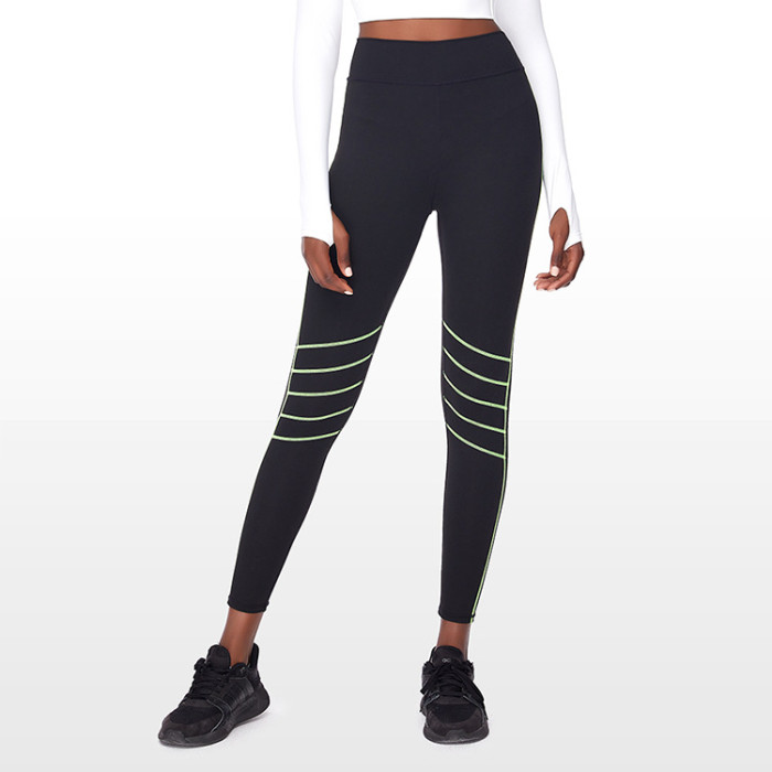 Ladies Stretch Yoga Leggings High Waisted Gym Pants Eco Friendly Activewear Manufacturers