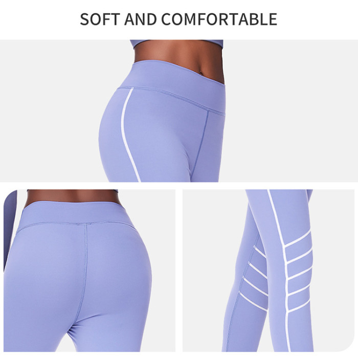Ladies Stretch Yoga Leggings High Waisted Gym Pants Eco Friendly Activewear Manufacturers