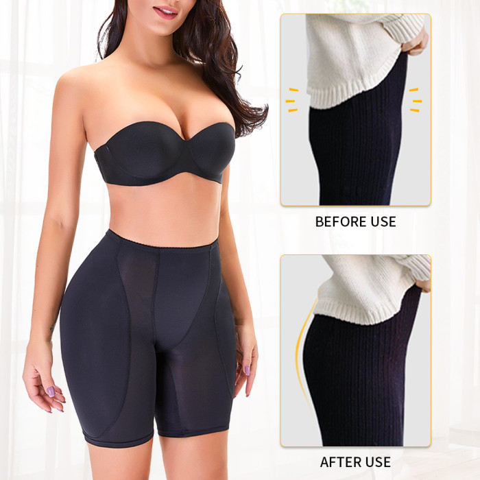 Wholesale Padded Booty Shaping Shorts High Waisted Body Shaper for Fat Women Supplier