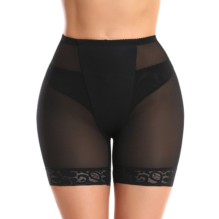 Wholesale Padded Butt Lifter Underwear Panties Plus Size High Waist Lace Shapewear