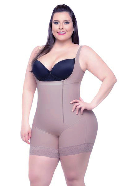 Factory Price Plus Size Shaping Bodysuit Butt Lifter Waist Trainer Side Zipper Fajas