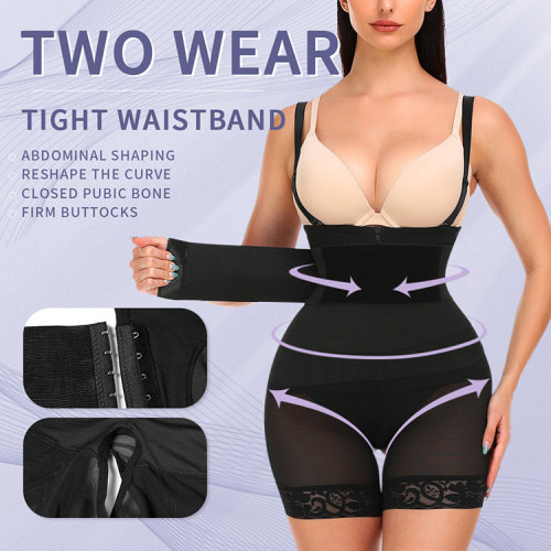 Best Wholesale Shapewear Bodysuit Shorts Tummy Wrap Open Crotch Butt Lifter Plus Size