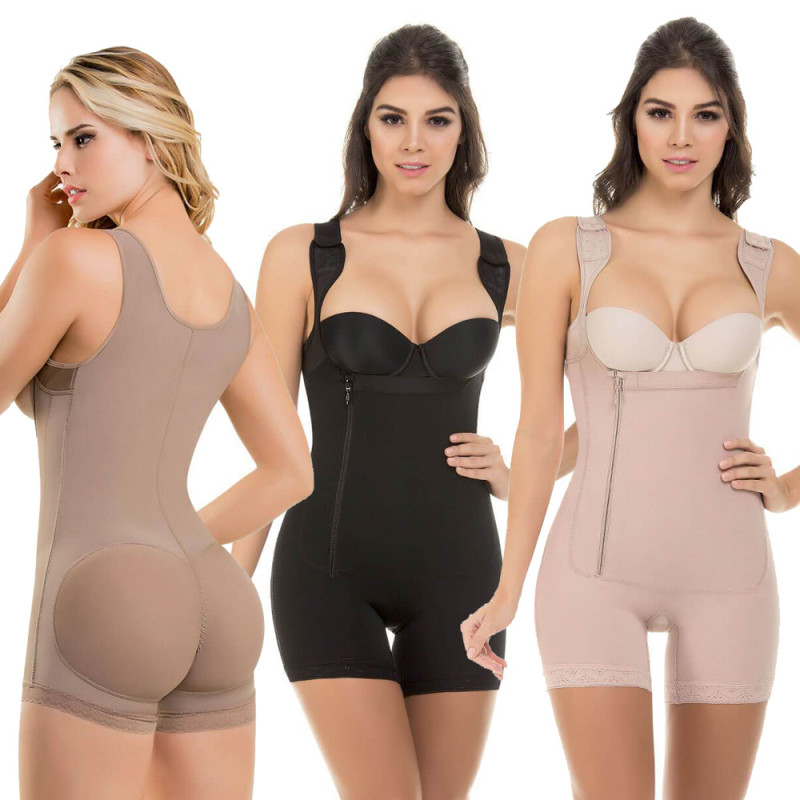 Wholesale Best Girdle to Hold in Stomach Buttock Lifter Wide Straps Plus Size Compression
