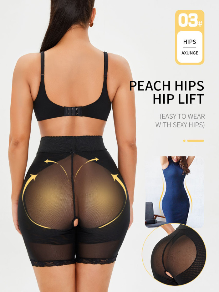 Plus Size Shaping Shorts Mesh Butt Lifter High Rise Waist Trainer Wholesale Faja Vendors