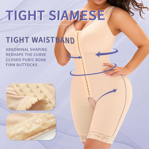Best Plus Size Full Bodysuit Shapewear with Bra Tummy Control Weight Loss Supplier