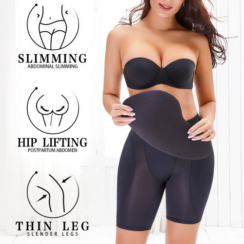 Wholesale Padded Booty Shaping Shorts High Waisted Body Shaper for Fat Women Supplier