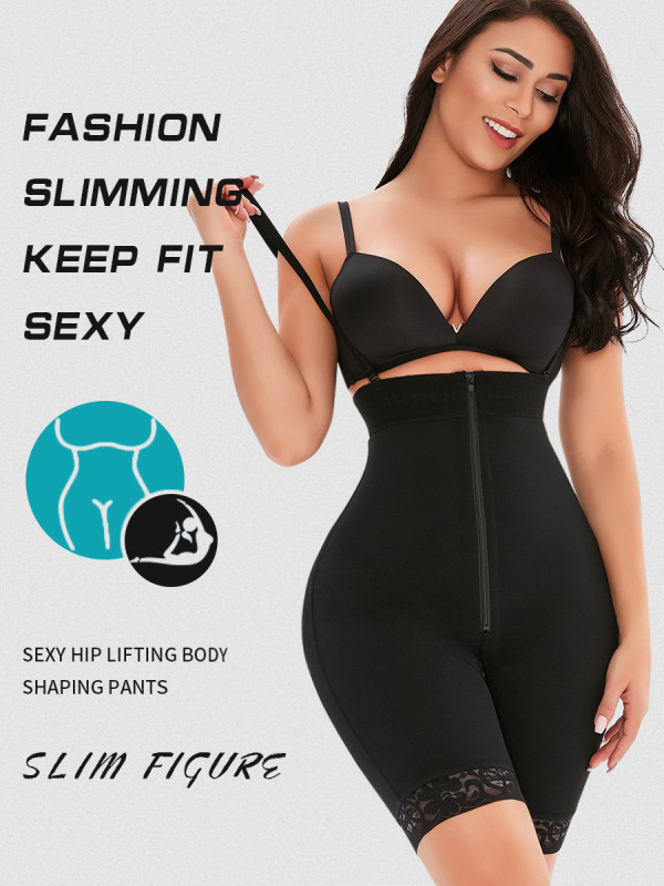 Factory Price Low Back Body Shaper Tummy Control Bodysuit Butt Lifter Thigh Slim Plus Size