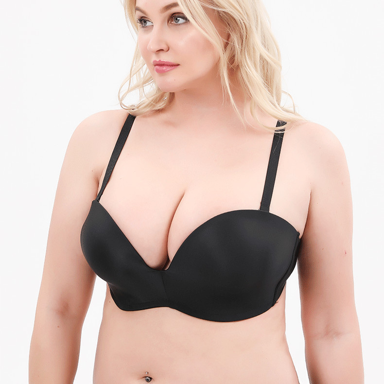 wholesale Most Comfortable Strapless Bra Support Push Up Underwear Plus Size