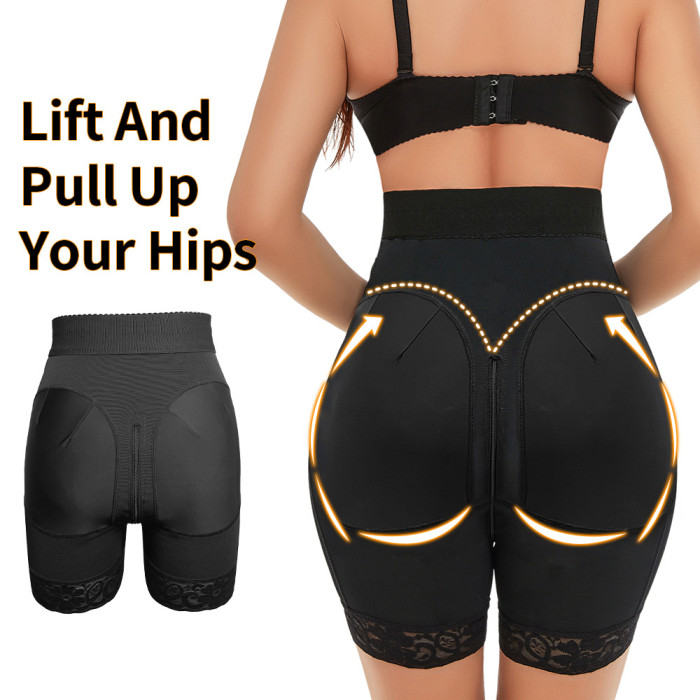Wholesale Colombian Girdles Shorts Faja Tummy Control Butt Lifter Underwear Front Hooks