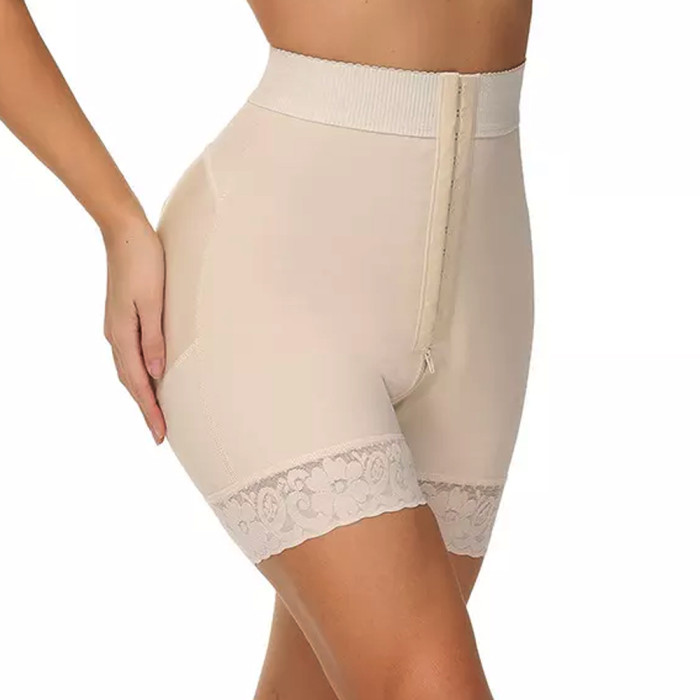 Wholesale Colombian Girdles Shorts Faja Tummy Control Butt Lifter Underwear Front Hooks