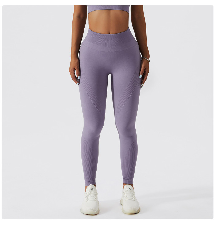 Wholesale New Yoga Clothing Seamless Sports Bra High Waist Gym Leggings Shorts Women