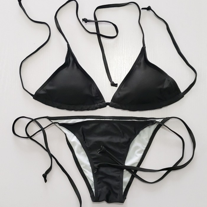 Wholesale Mini Micro Bikini Swimwear Halter String Brazilian Extreme Thong Swimsuit Supplier