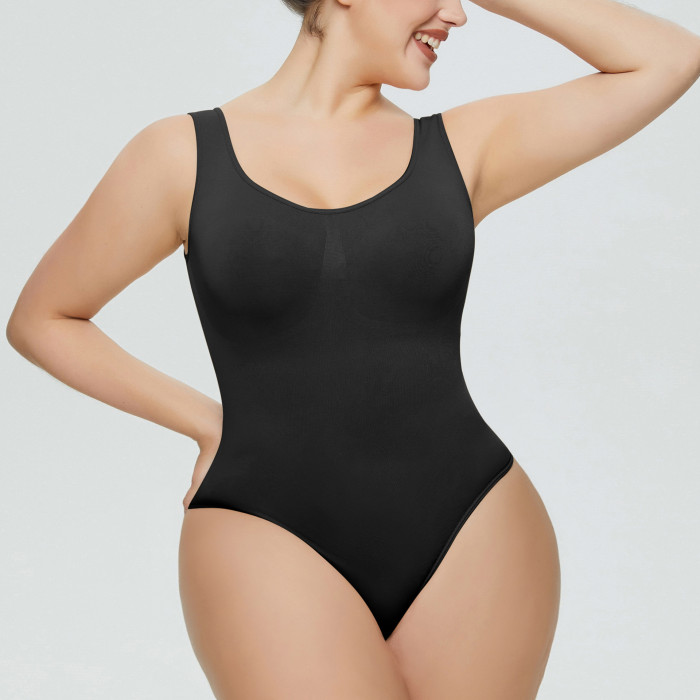 Wholesale Seamless Sculpting Bodysuit Skims Thong Shapewear Tummy Control Supplier