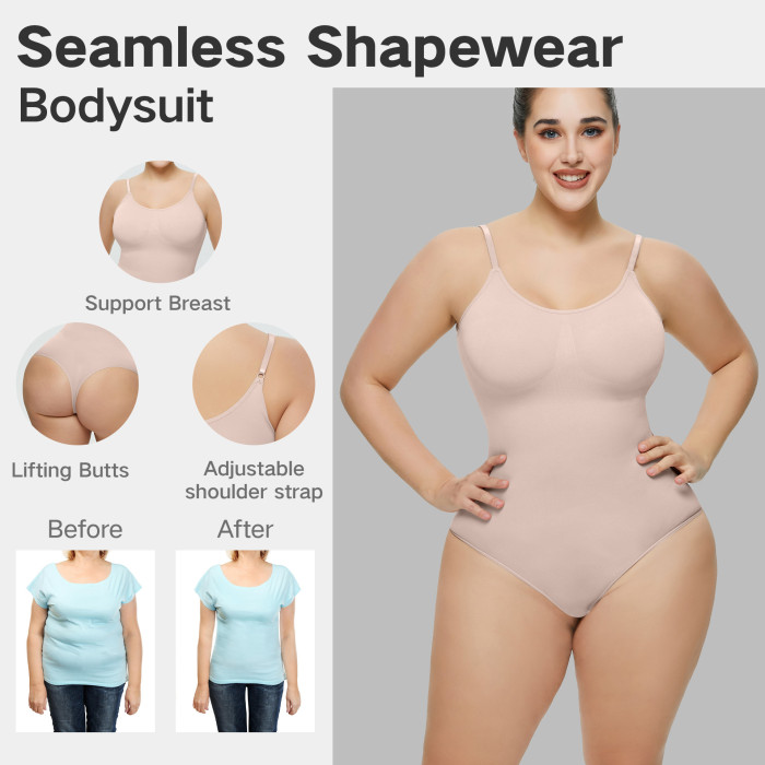 Wholesale Seamless Sculpting Bodysuit Skims Thong Shapewear Tummy