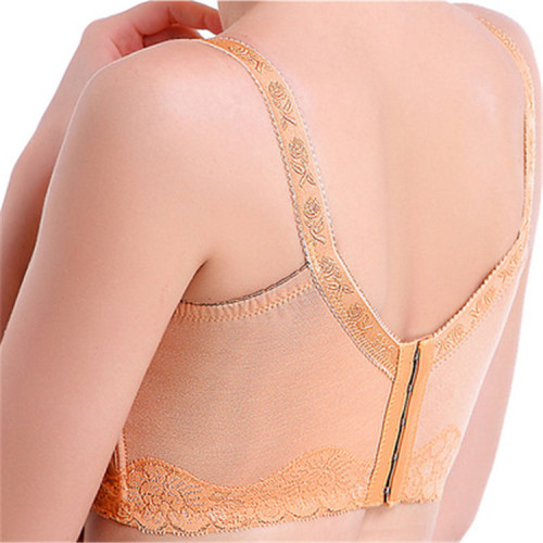 Wholesale Woman Full Deep Cup Plus Size Bra Lace Push Up Wireless Hide Back Fat Bra