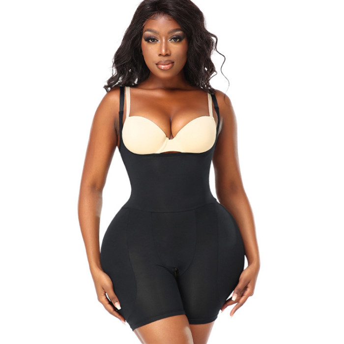 Wholesale Slimming Bodysuit Shapewear Romper Shaper Underbust Butt Hip Pad Supplier