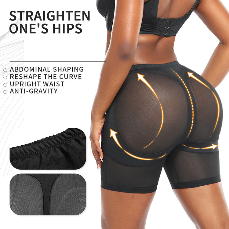 Wholesale Compression Shorts for Women Waist Slimming Shaper Butt Hip Enhancer Plus Size