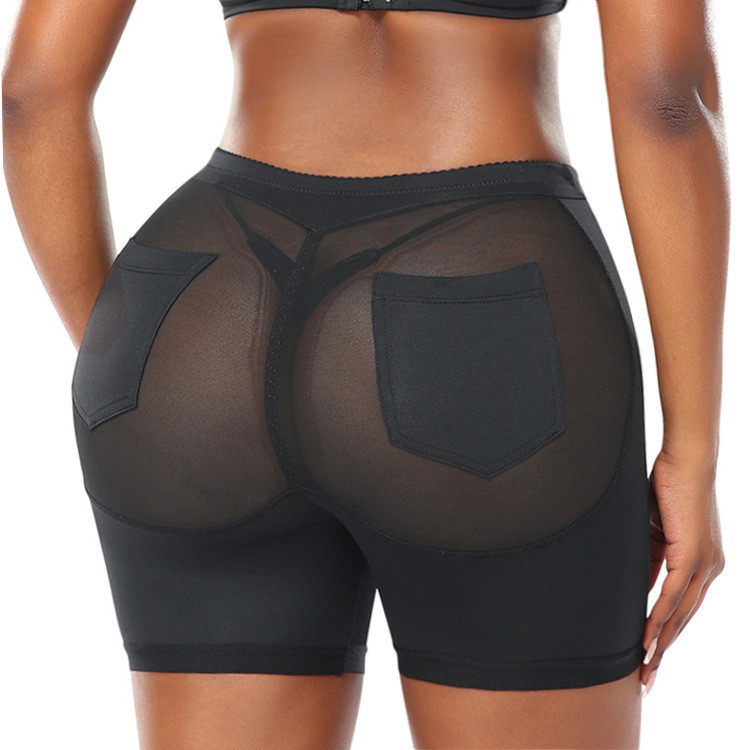 Wholesale Plus Size Shaping Shorts with Pocket High Waist Tummy Control Butt Lifter Shorts