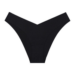 Wholesale Ice Silk Seamless Panty Cotton V-Shape Low Waist Underwear High Stretch