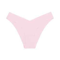 Wholesale Ice Silk Seamless Panty Cotton V-Shape Low Waist Underwear High Stretch