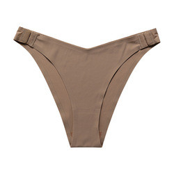 Wholesale Invisible Ice Silk Panties Women Seamless Briefs Quick Dry Low Waist Hooks